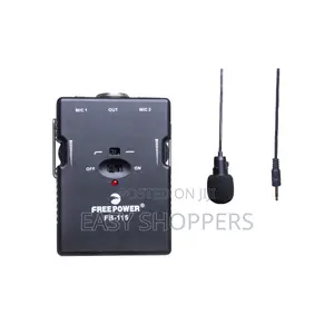 Free Power Fb-115 Audio Amplifier With a Clip-on Microphone