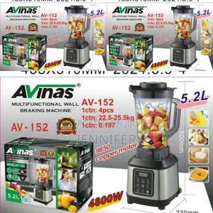 Avinas Av-152 Large Capacity 5.2litres Commercial Blender