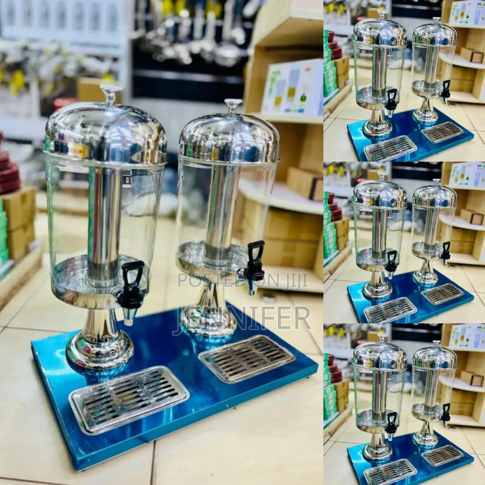 Stainless Steel Double Juice Dispenser 16litres