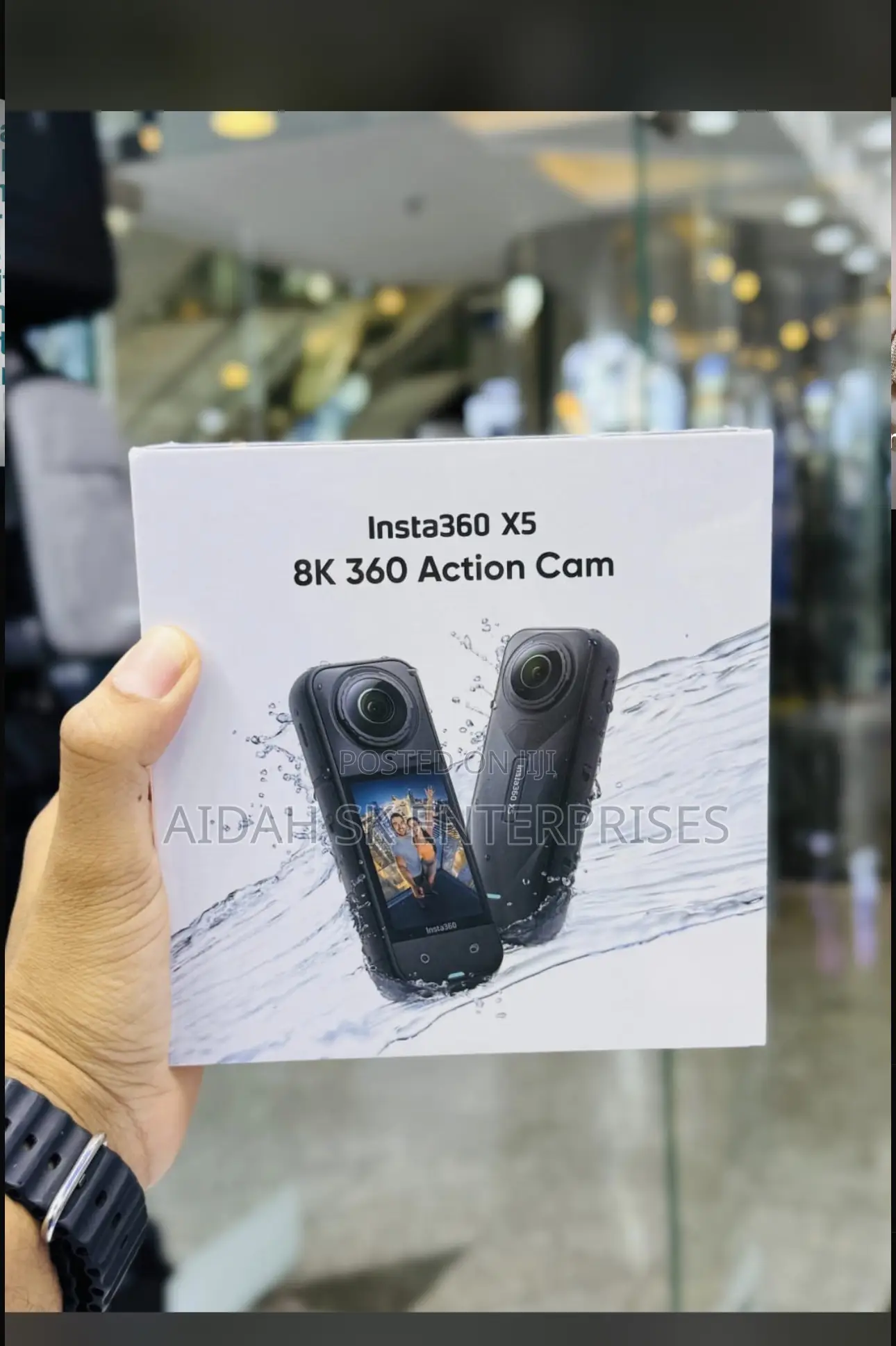 Insta360 X5 - Waterproof 360° Action Camera,