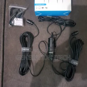 Dual Lavalier Microphone for Cameras, Phones, PCS -M1dm