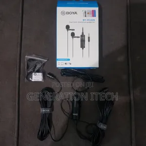 Dual Lavalier Microphone for Cameras, Phones, PCS -M1dm
