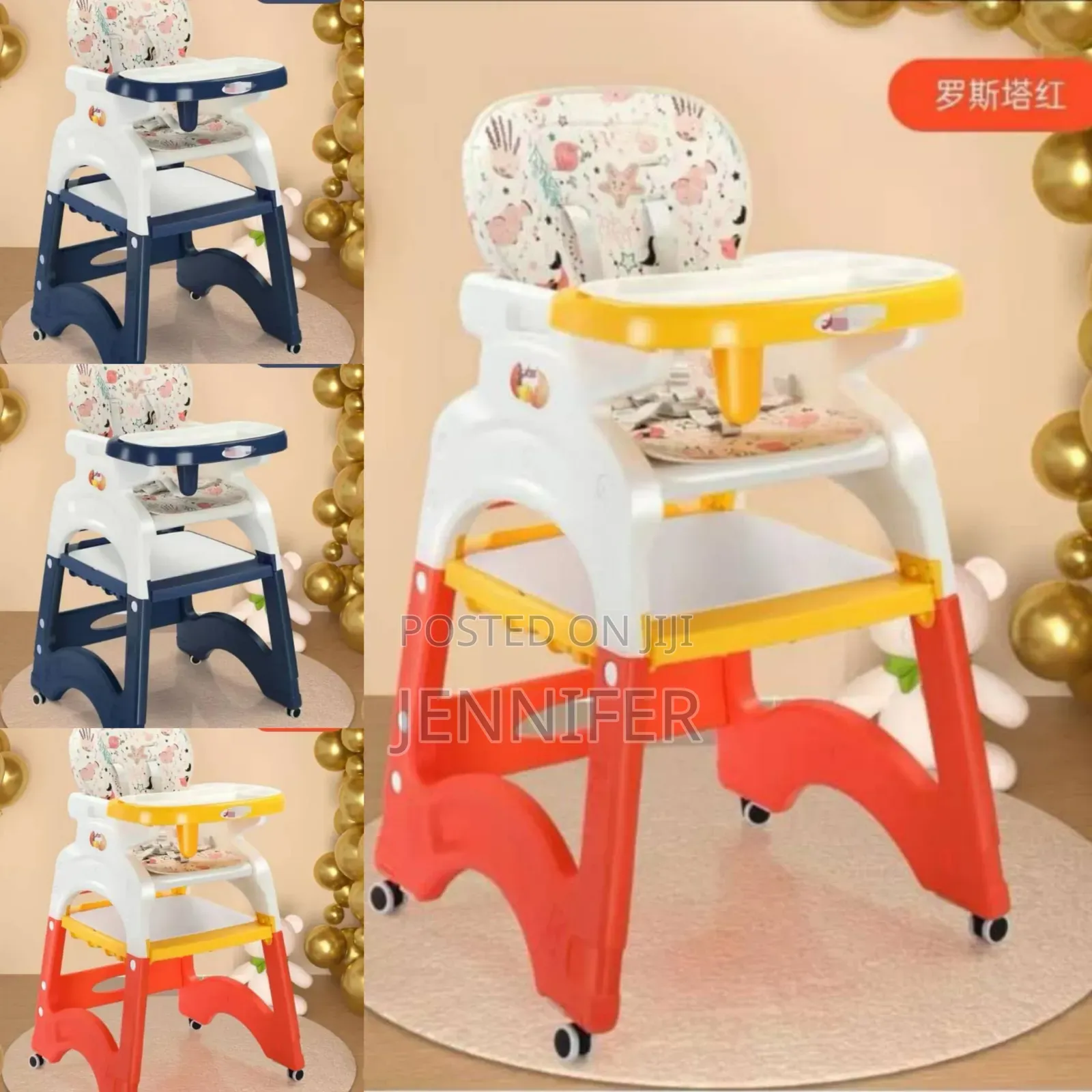3in1 Baby High Multifunction Feeding Chair With Table