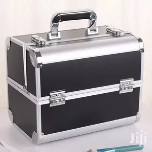 Portable Lockable Makeup Train Case Makeup Box for Jewelry