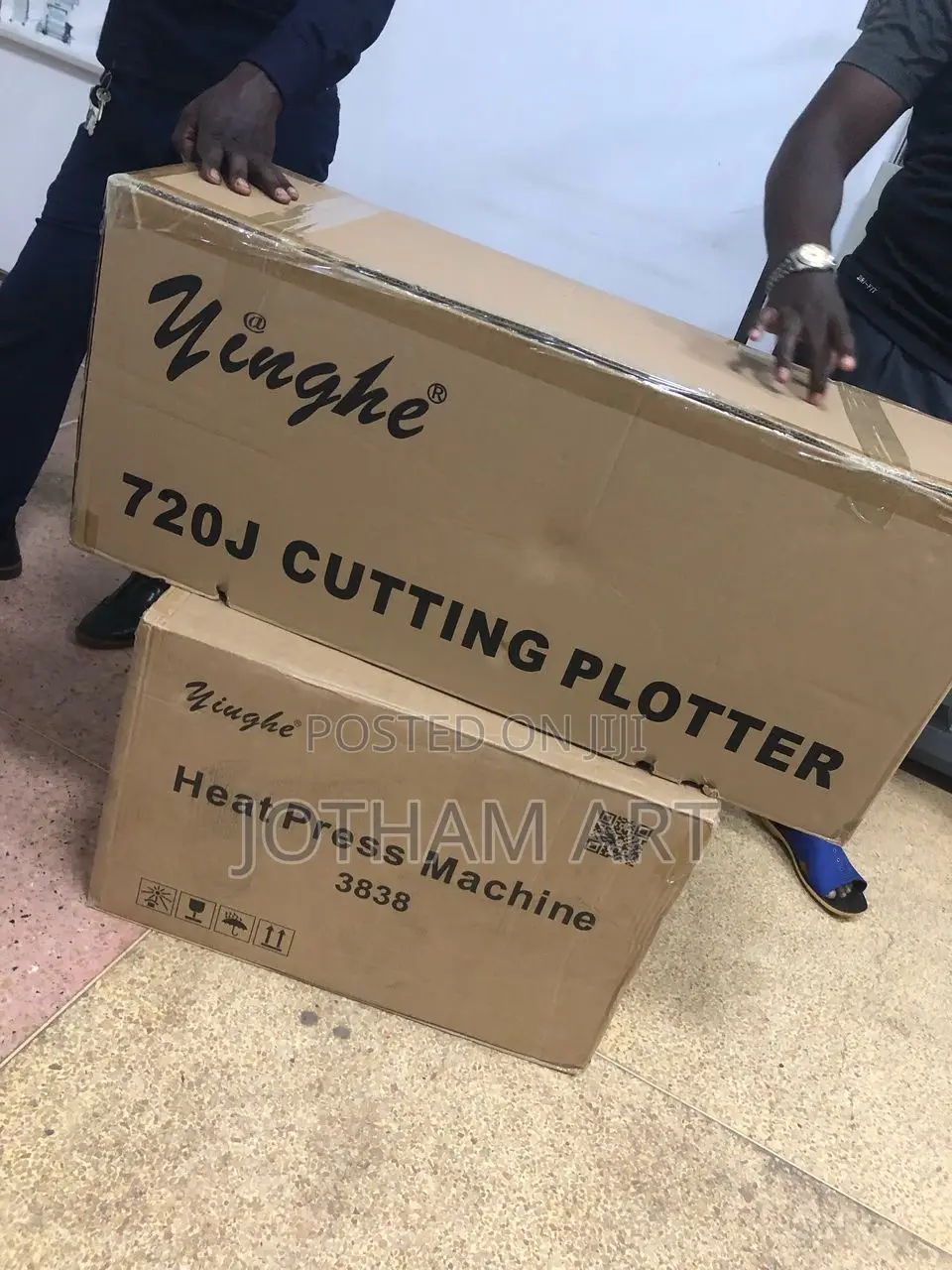 Cutting Plotter + Heat Press Machine