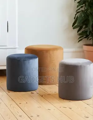 Round Fabric Bar
Stools Chair Footrest Mini Sofa