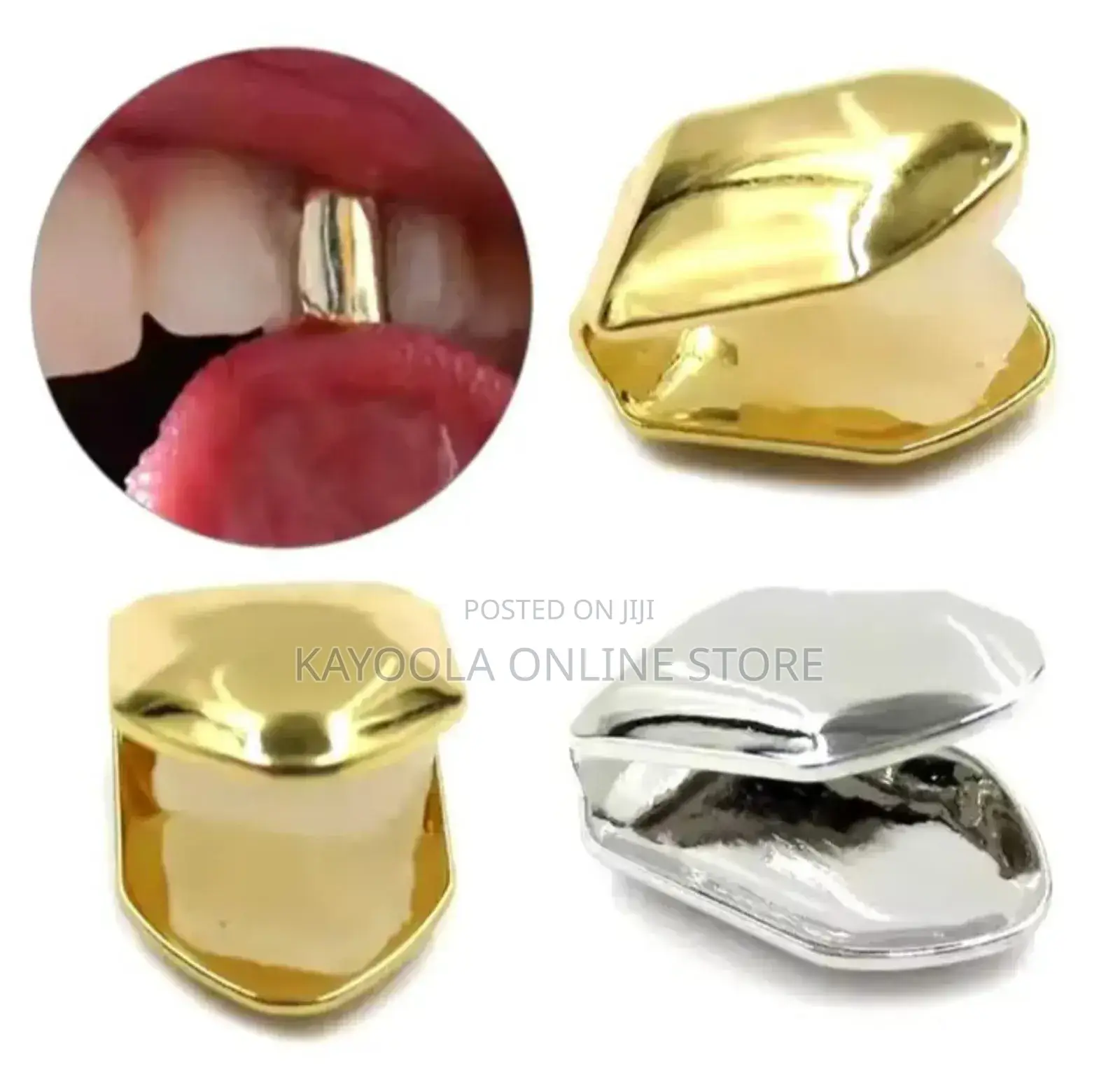 Hiphop Single Tooth Top Bottom Dental Teeth Caps