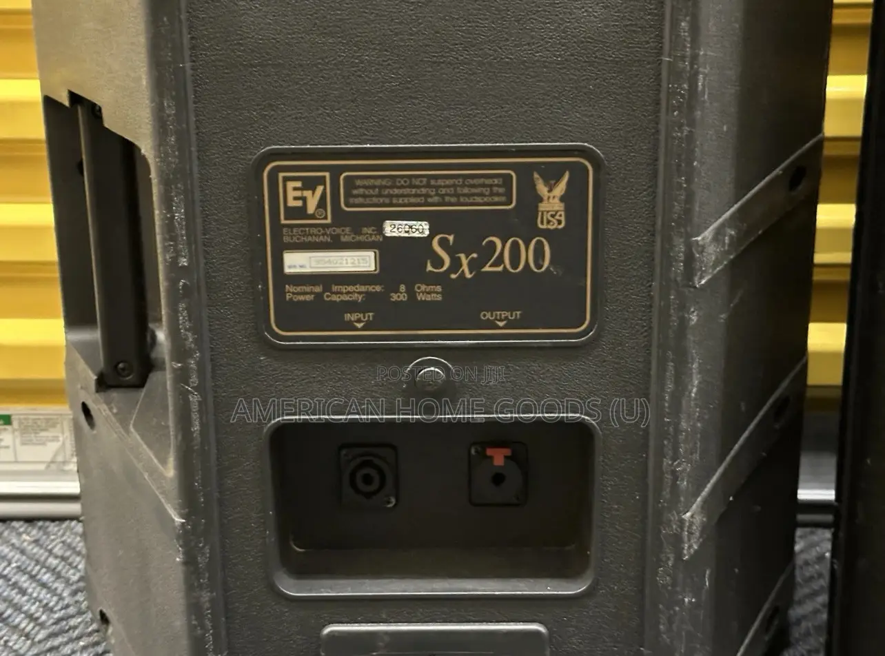 Pair of Electro Voice Ev Sx-300 Speakers, Powerful Speakers