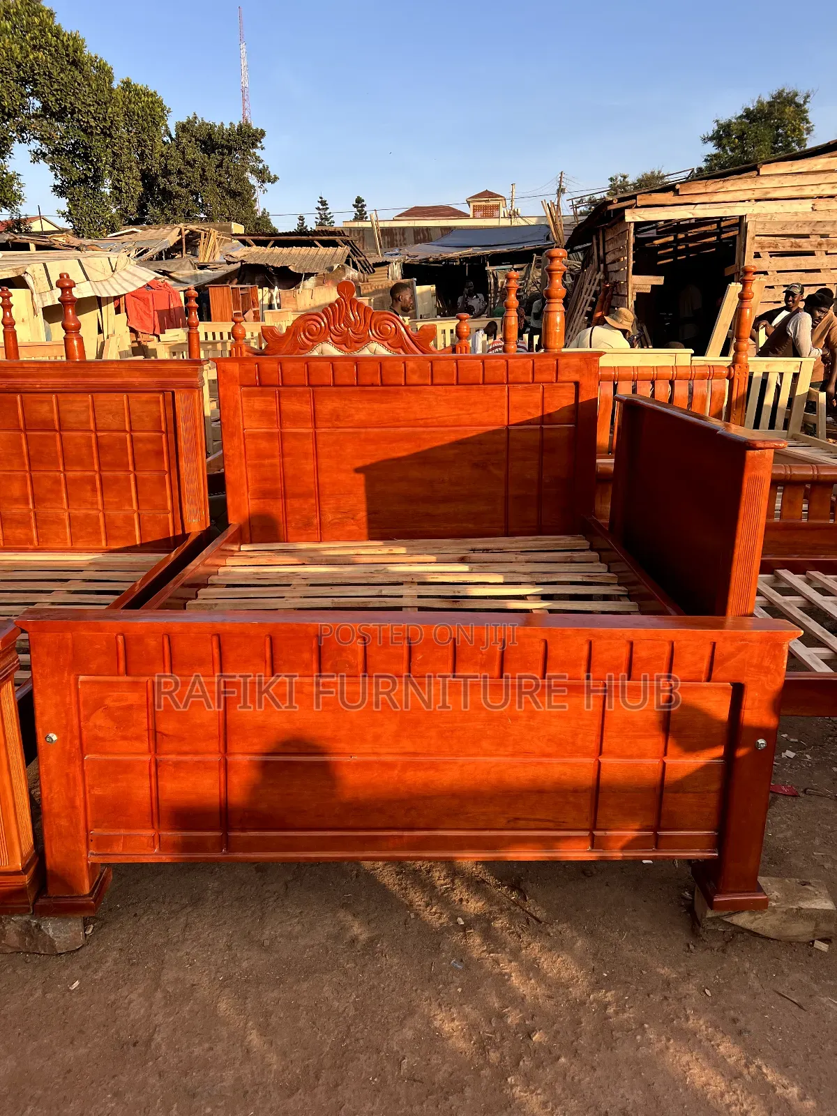 5by6 Tile Bed Ugandan Made