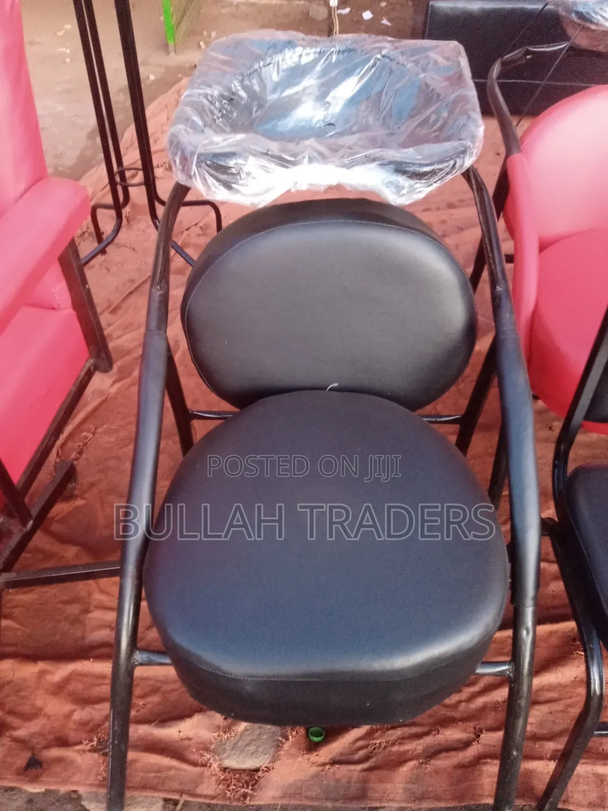 Sink Saloon Chairs With Sink Black