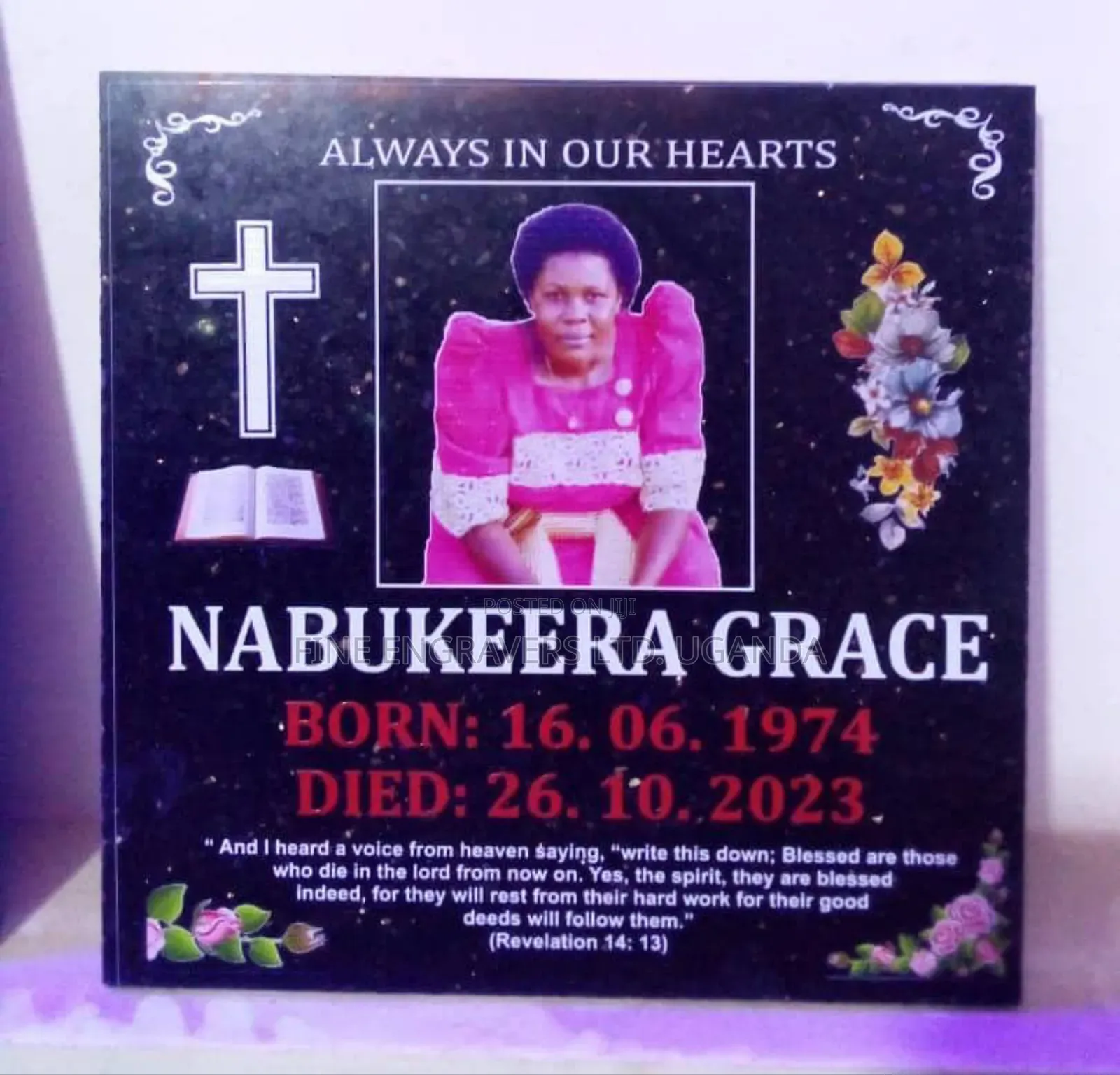 Permanent Weather Guard Grave Tiles