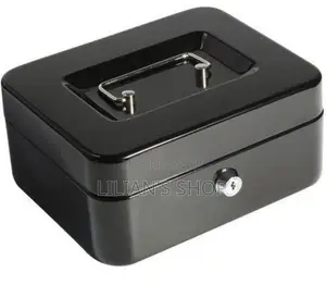 Cash Box With Coin Separator Tray-mult Colour