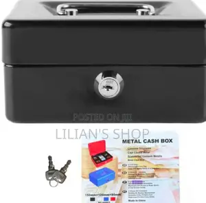 Portable Robust Metal Cash Box