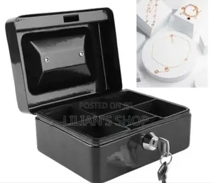 Portable Robust Metal Cash Box