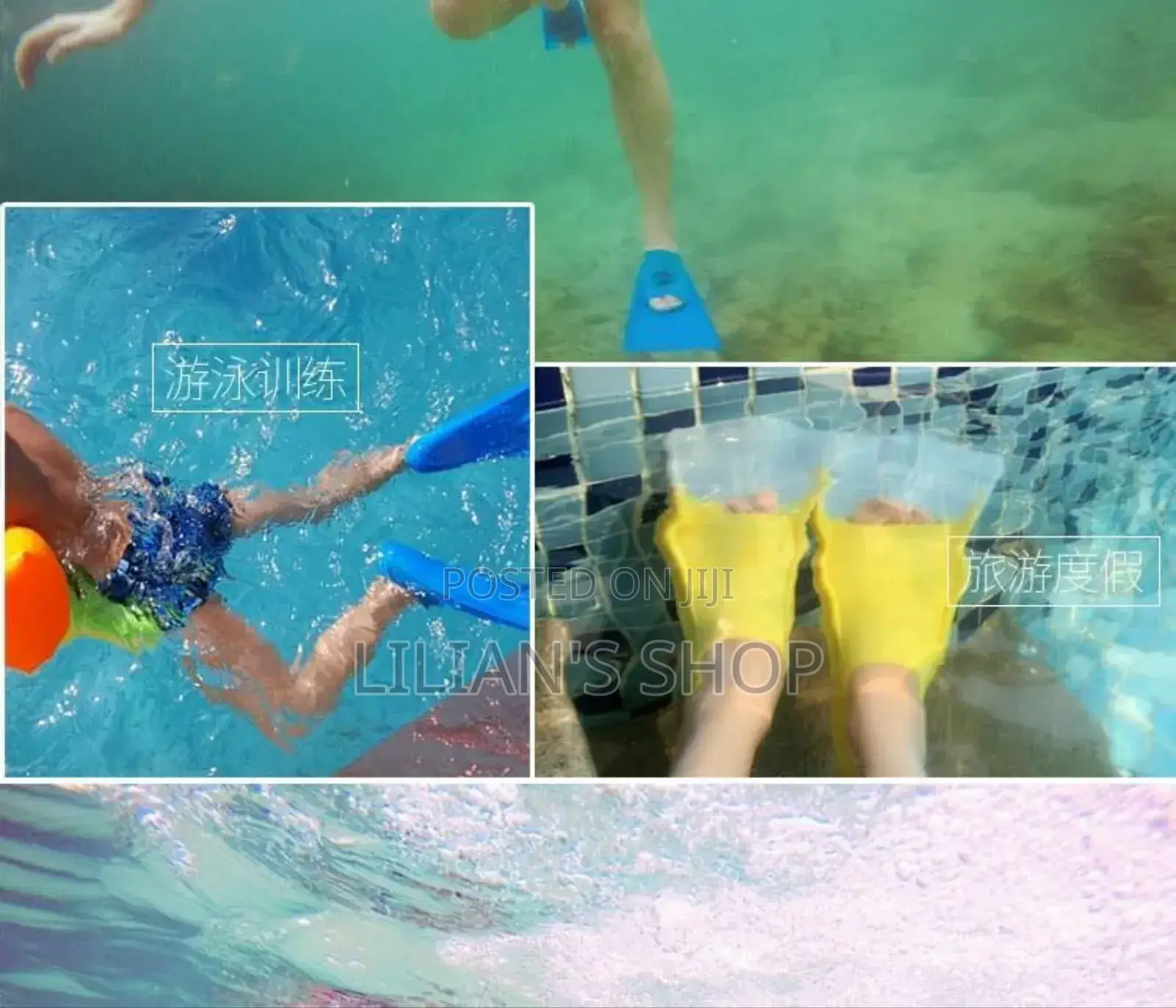 High Quality Silicone Swimming/Snorkelling Slippers/Fins