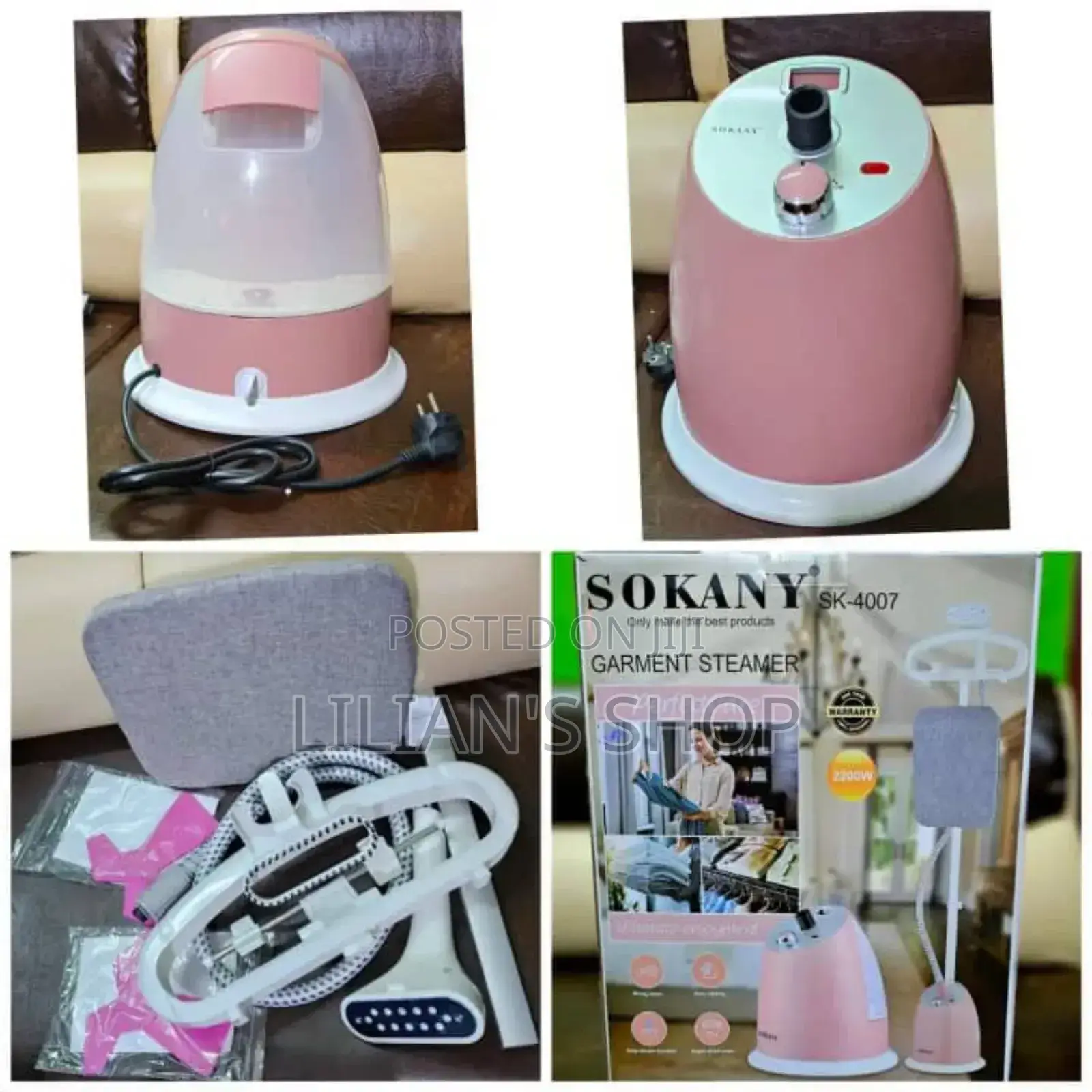 Sokany Sk-4007 Vertical Steamer 2200 Watts, 2.2 Liters