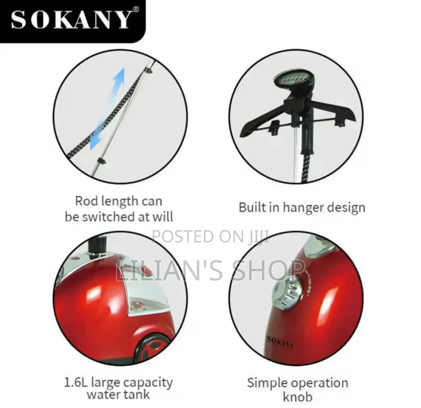 Sokany Sk-4002 Heavy Duty Garment Steamer