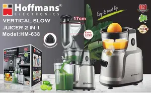 Hoffman Vertical Slow Juicer 2 in 1