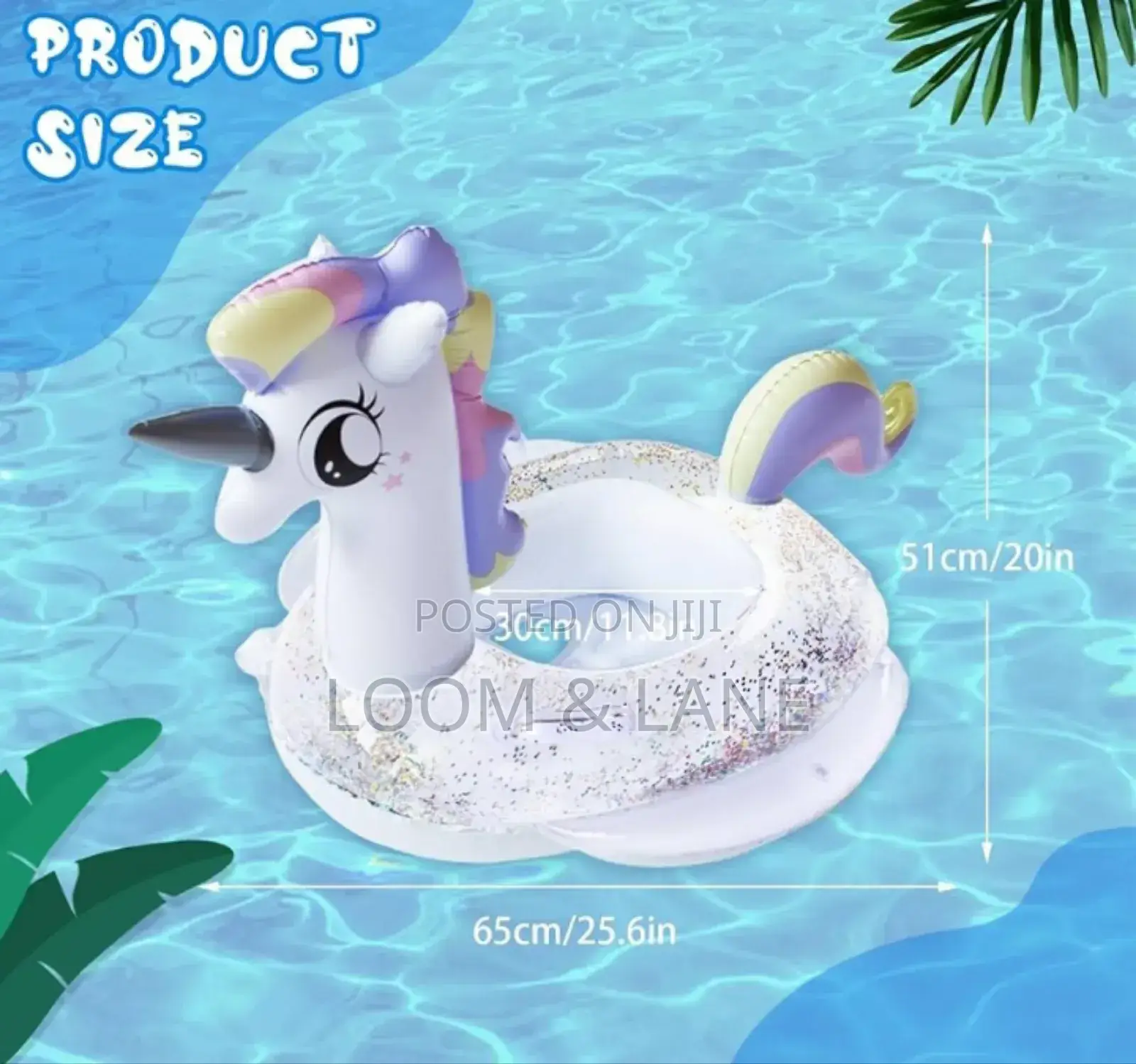 Sequin Inflatable Baby Swimming Ring