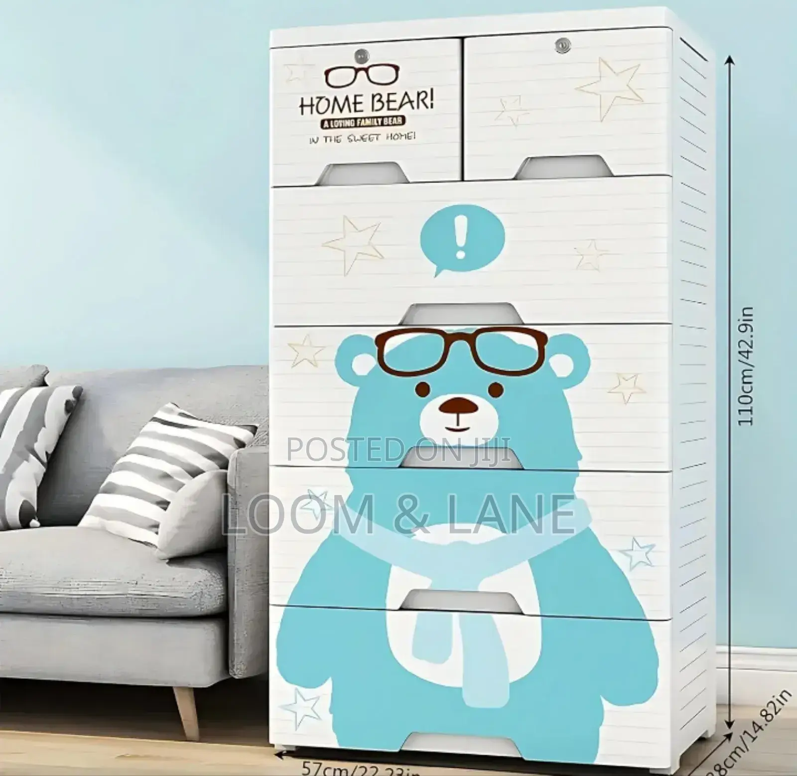 Wide Storage Cabinet Home Drawer