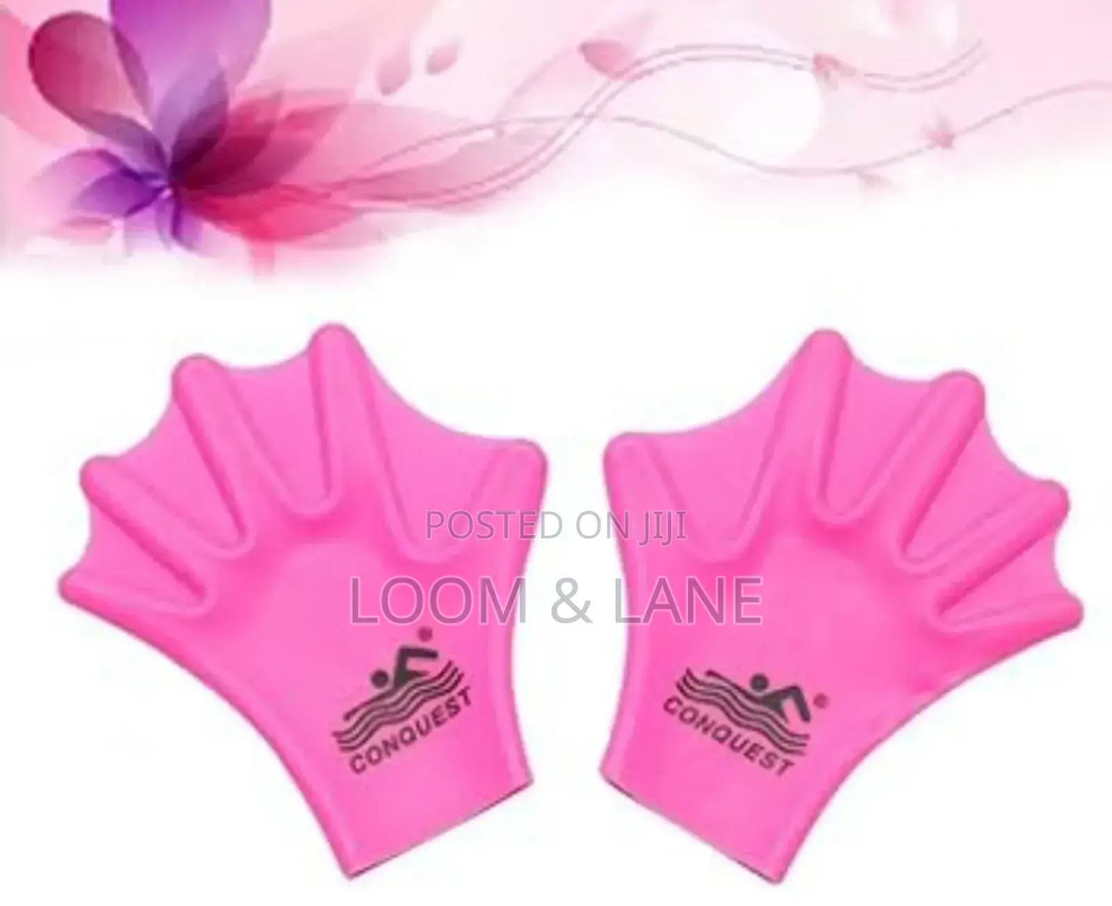 Silicone Webbed Swimming Gloves