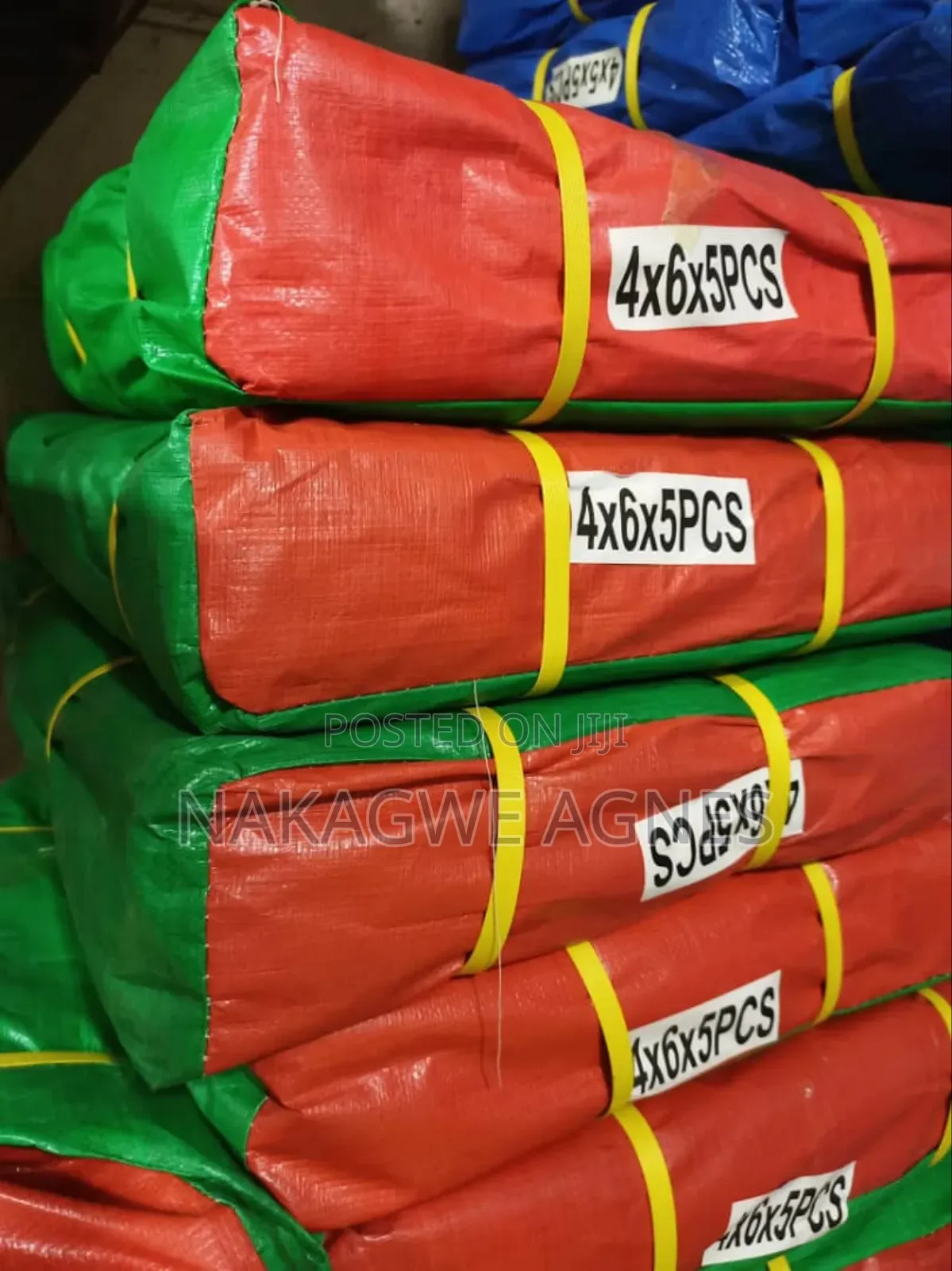 Tarpaulins 4m X 6metres (Each Bundle Consists of 5 Pieces)