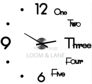 New Frameless Wall Clock