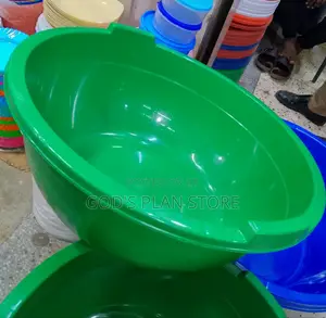 Green Plastic Basin