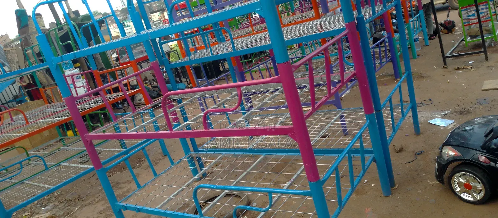 3 Decker Metallic Bed