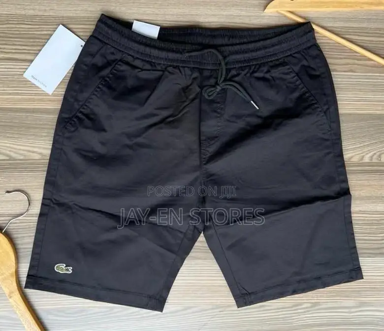 Black Lacoste Shorts