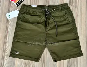 Army Green Lacoste Shorts