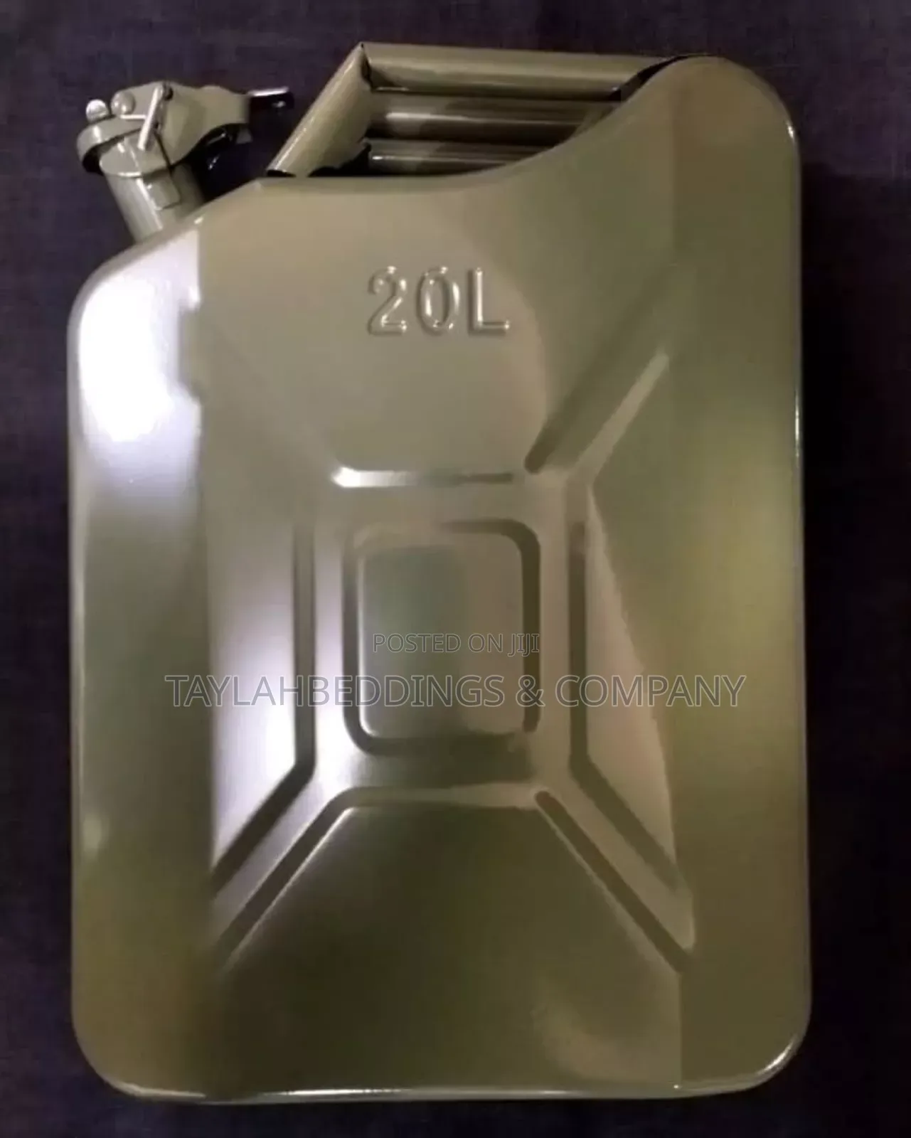 Jerrycan 20 Litre Military Green Metal Jerry Can for Cars