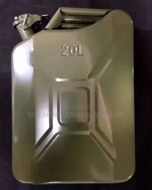 Jerrycan 20 Litre Military Green Metal Jerry Can for Cars