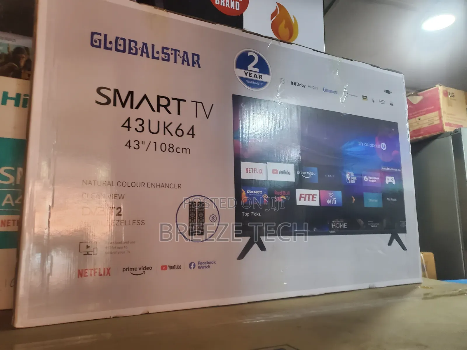 43" Globalstar Smart Flat Screen