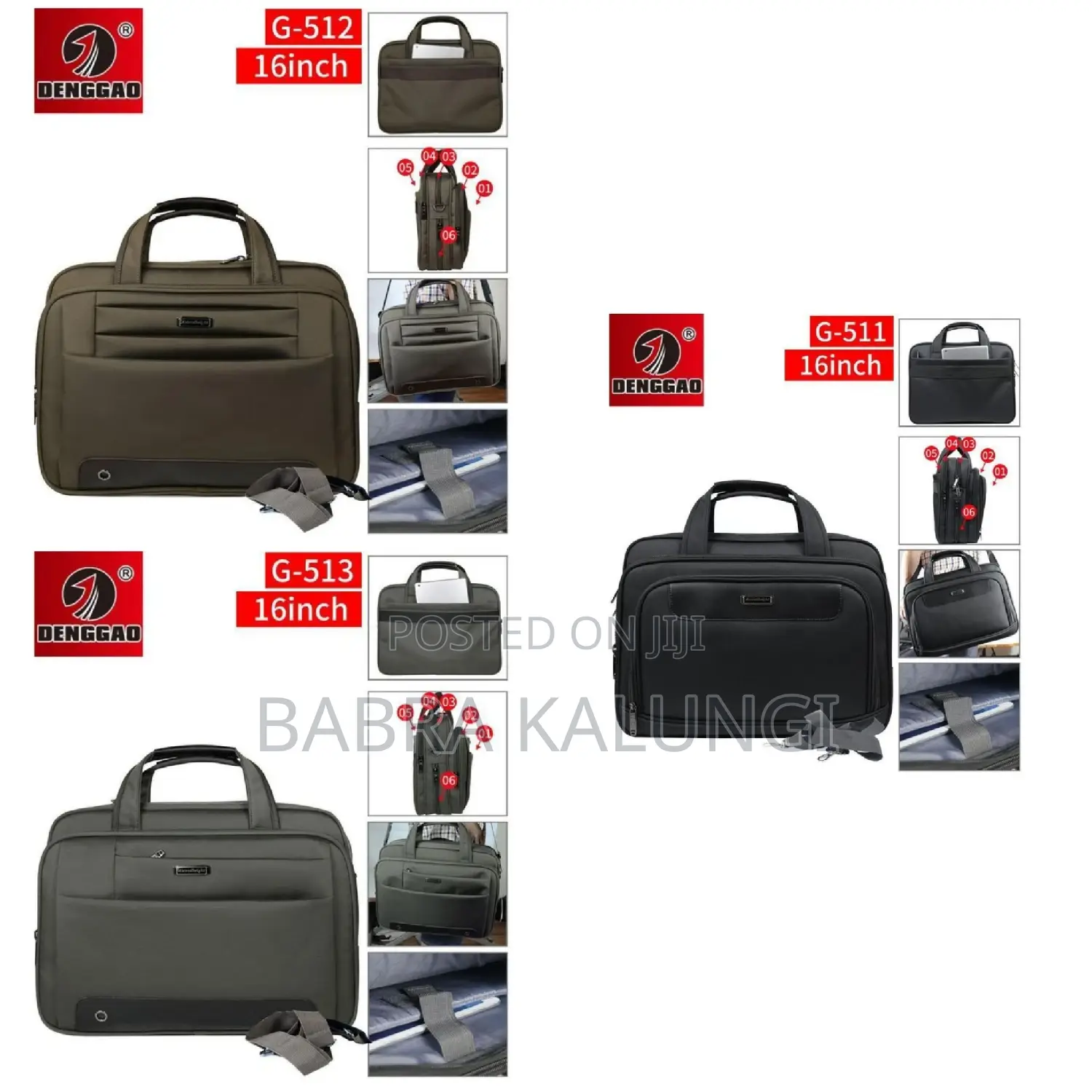 Denggao Laptop Bag, Expandable Laptop Briefcases for Men
