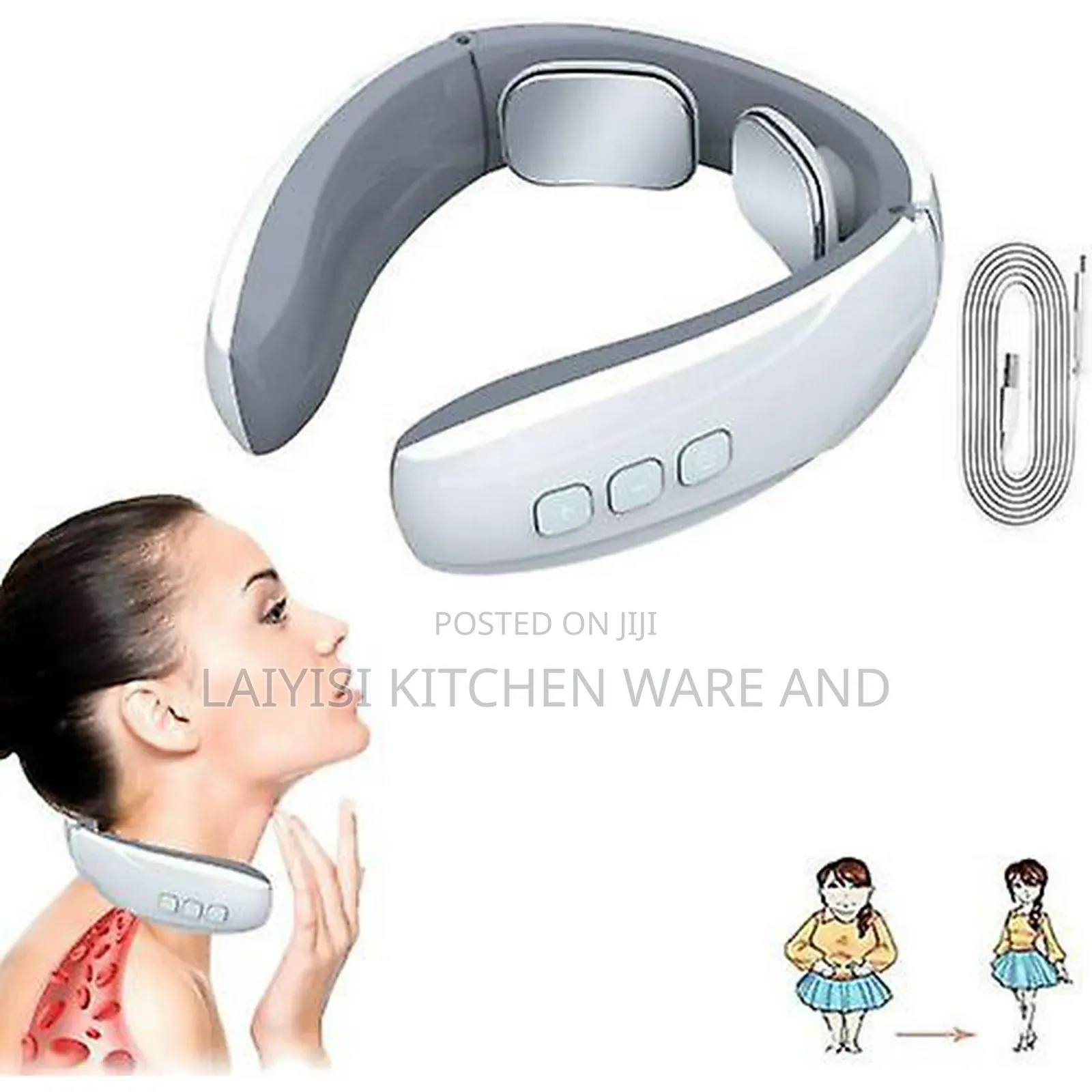 Neck Massager,Intelligent Portable Cordless for Women Men