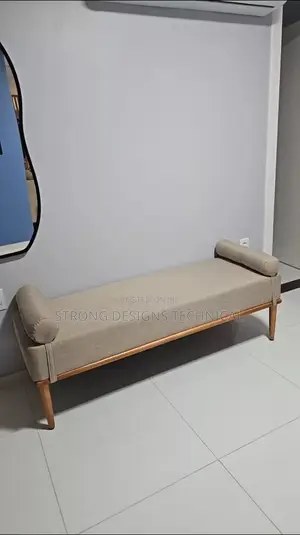 Long Cushioned Bench / Stool / Lounge Chair