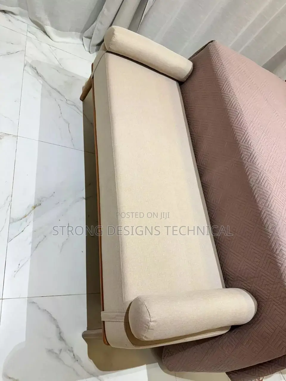 Long Cushioned Bench / Stool / Lounge Chair