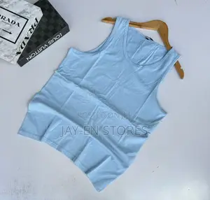 Plain Light Blue Vests Available