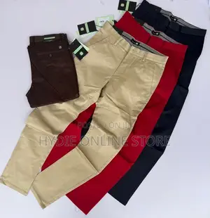 Quality Plain Men’S Trousers