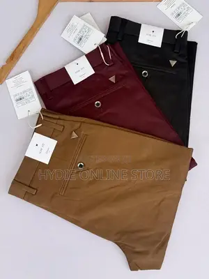 Quality Plain Men’S Trousers