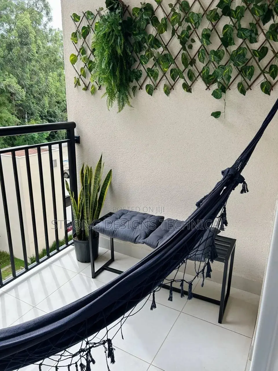 Steel Bench for Gardens and Balcony