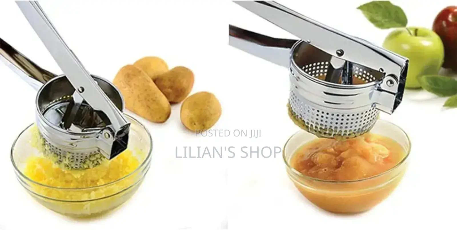 Stainless Steel Potato Masher Ricer Fruit Juicer Vegetable