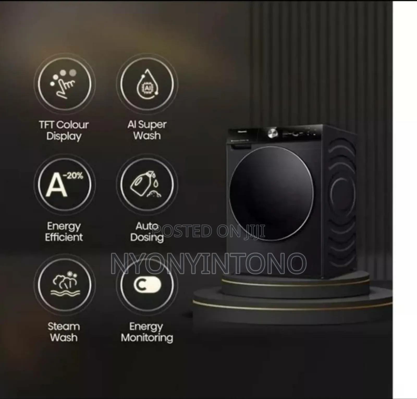 Hisense 12kg Al Smart Washing Machine