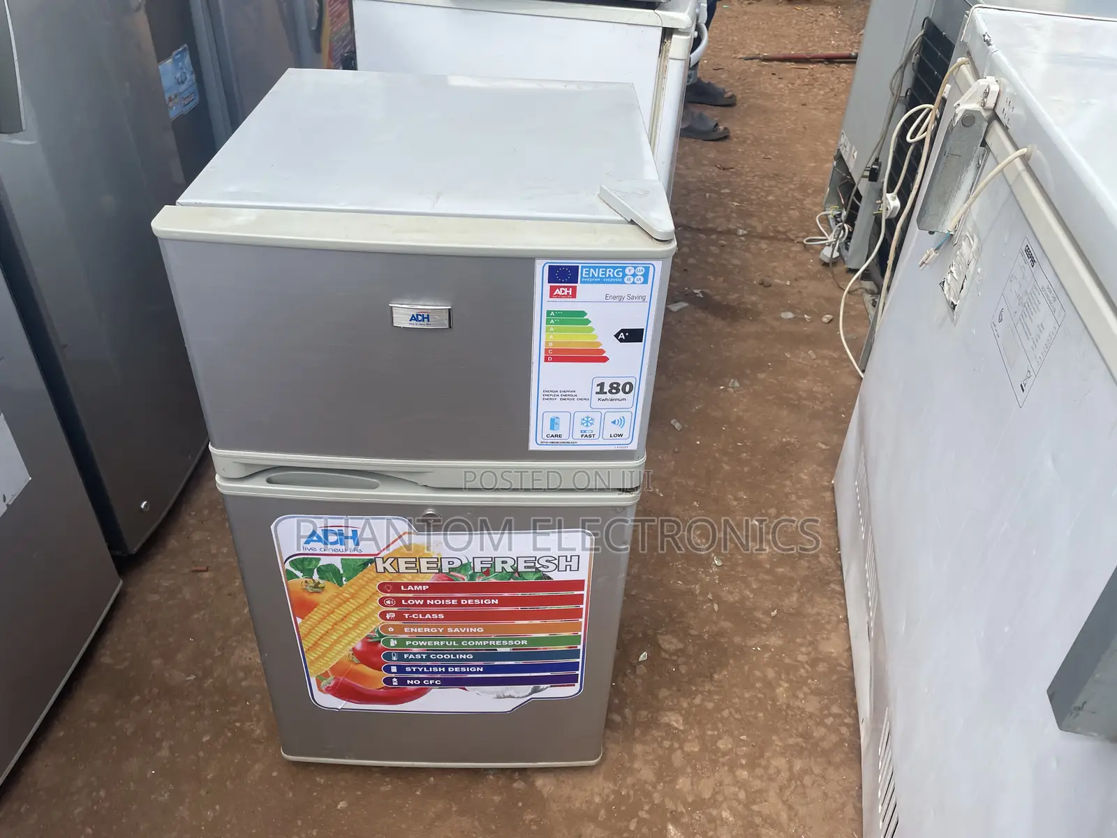 Adh Small Double Door Fridge