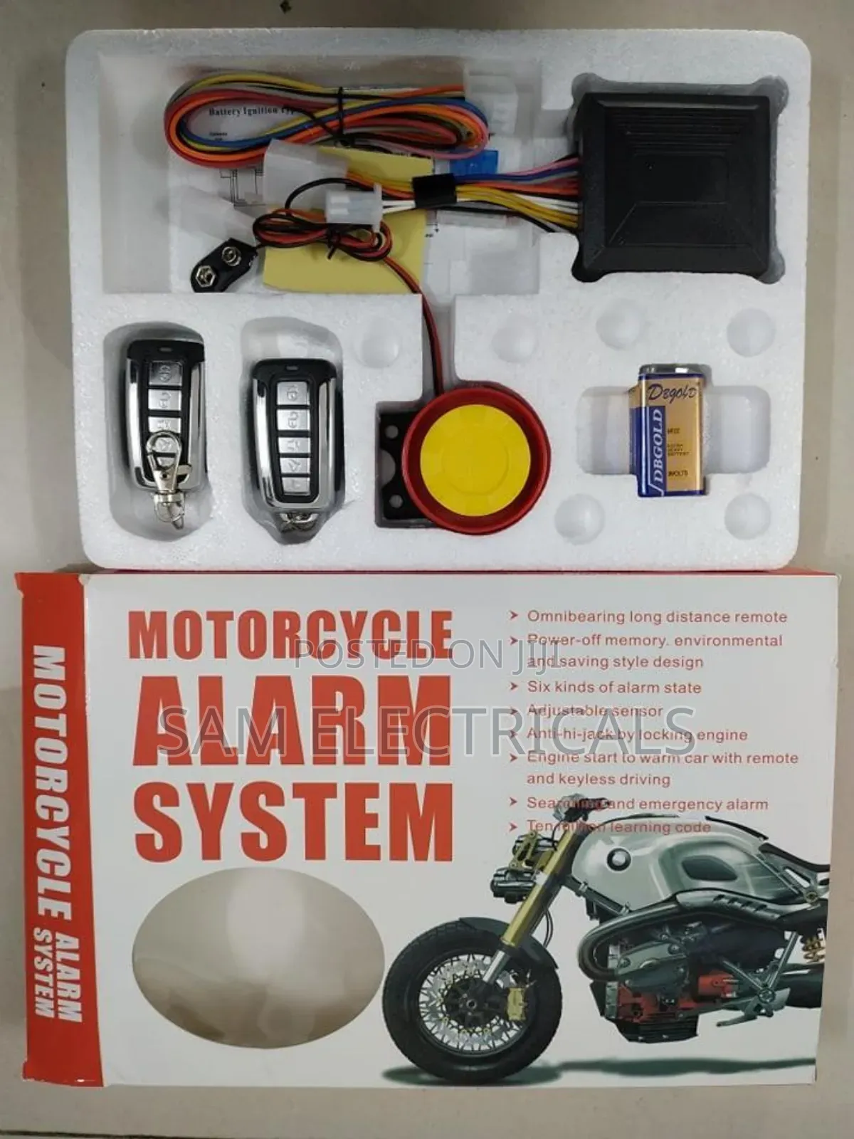 Motorcycle Alarm System