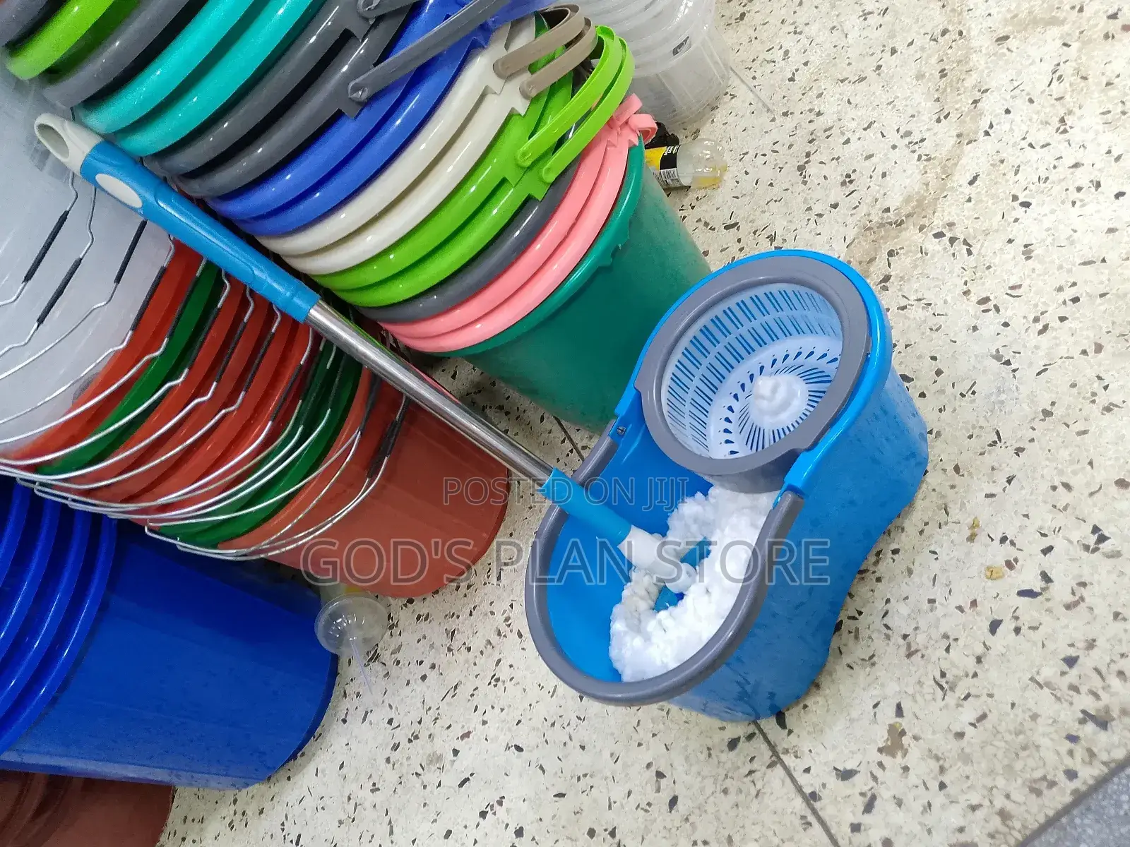 Plastic Spin Mopping Buckets