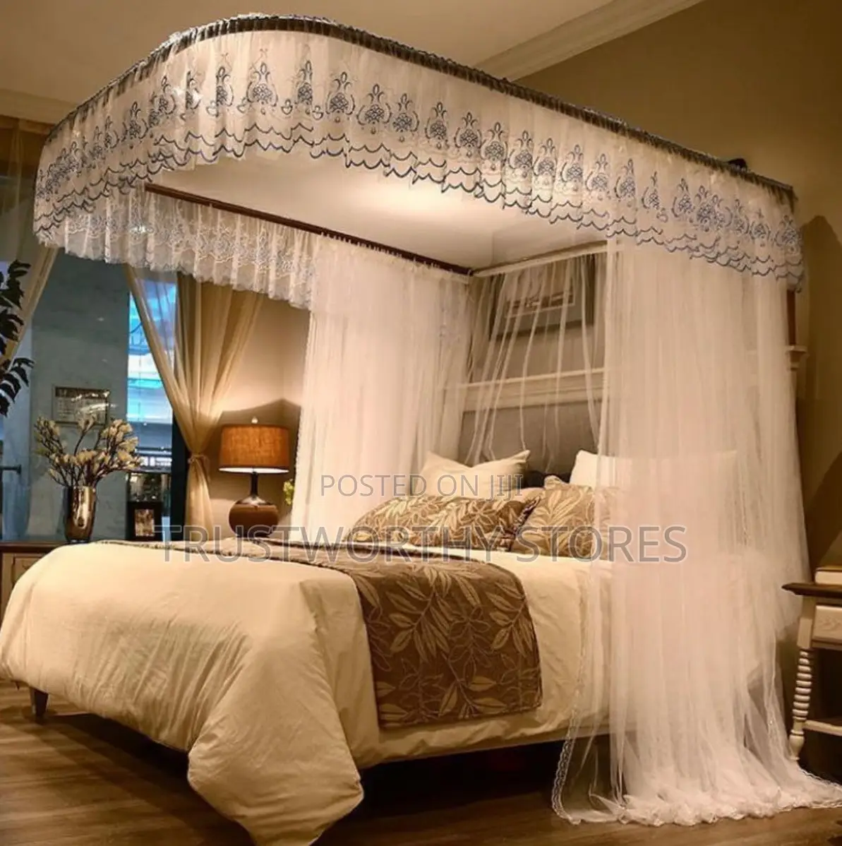 2stand Rail Pole Mosquito Net - New Design
