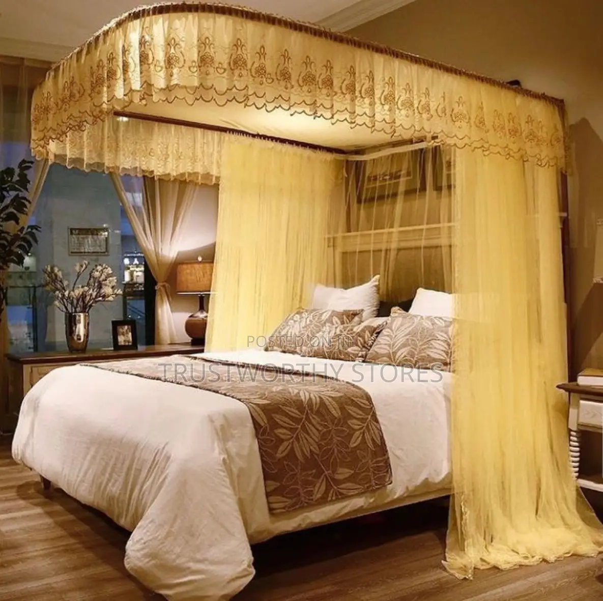 2stand Rail Pole Mosquito Net - New Design