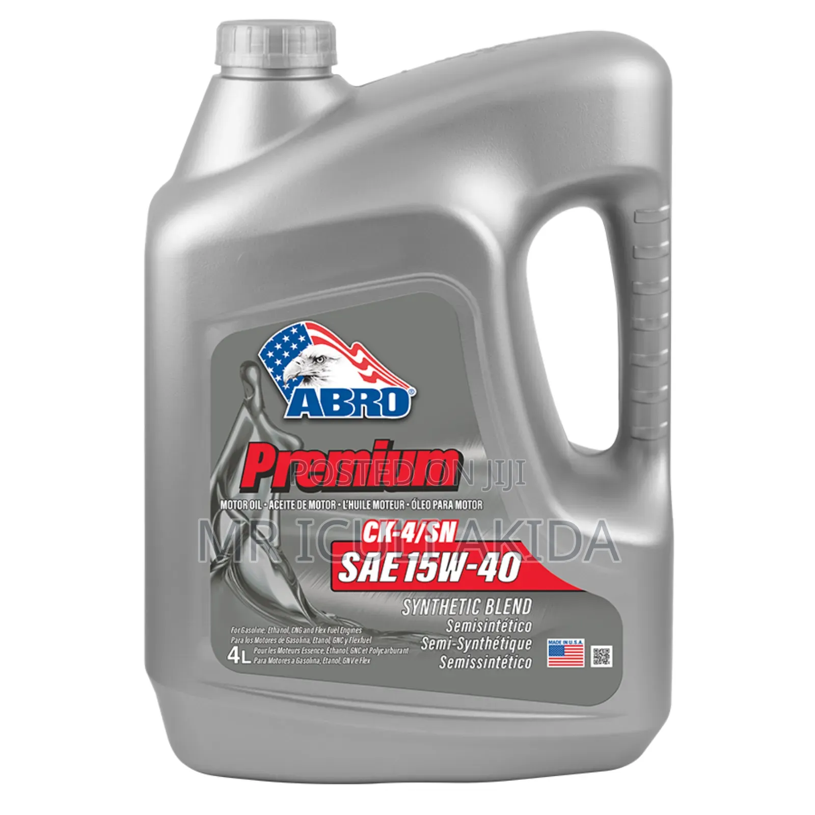 Abro 5litres Diesel Premium Synthetic Blend Oil 15w-40
